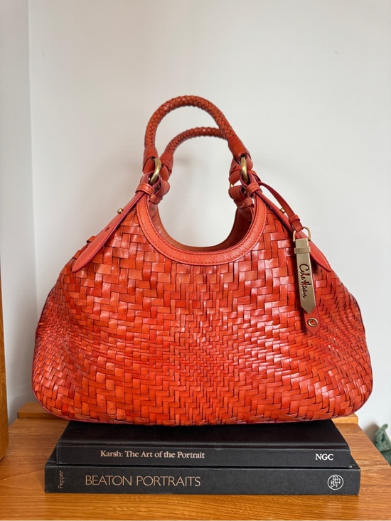 Cole Haan Handbags - Cole Haan Woven Leather Tote